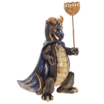 Подсвечник в виде дракона Dragon candlestick Gold Blue варинант исполнения - 1 | Loft Concept в Орле
