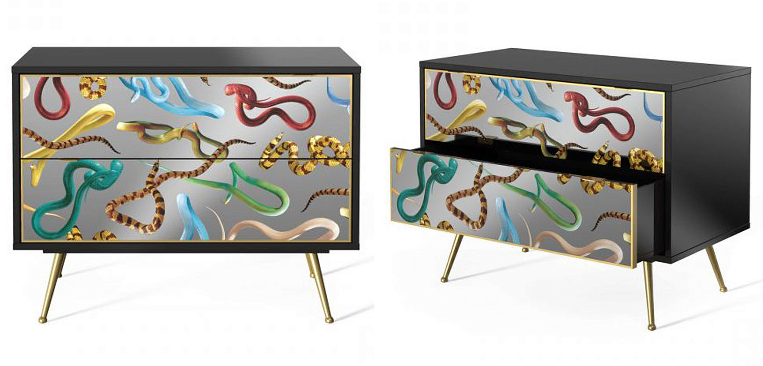 Комод Seletti Chest of Two Drawers Snakes Комод Seletti Chest of Two Drawers Snakes - Loft-Concept в Орле