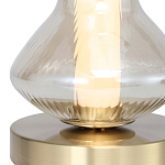 Настольная лампа светодиодная с волнообразным стеклянным плафоном Amphora of Light варинант исполнения - 4 | Loft Concept в Орле