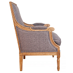 Кресло William Classical Armchair grey flax варинант исполнения - 1 | Loft Concept в Орле