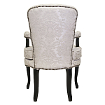 Кресло c растительным орнаментом Aubrey Classical Armchair beige jacquard варинант исполнения - 2 | Loft Concept в Орле