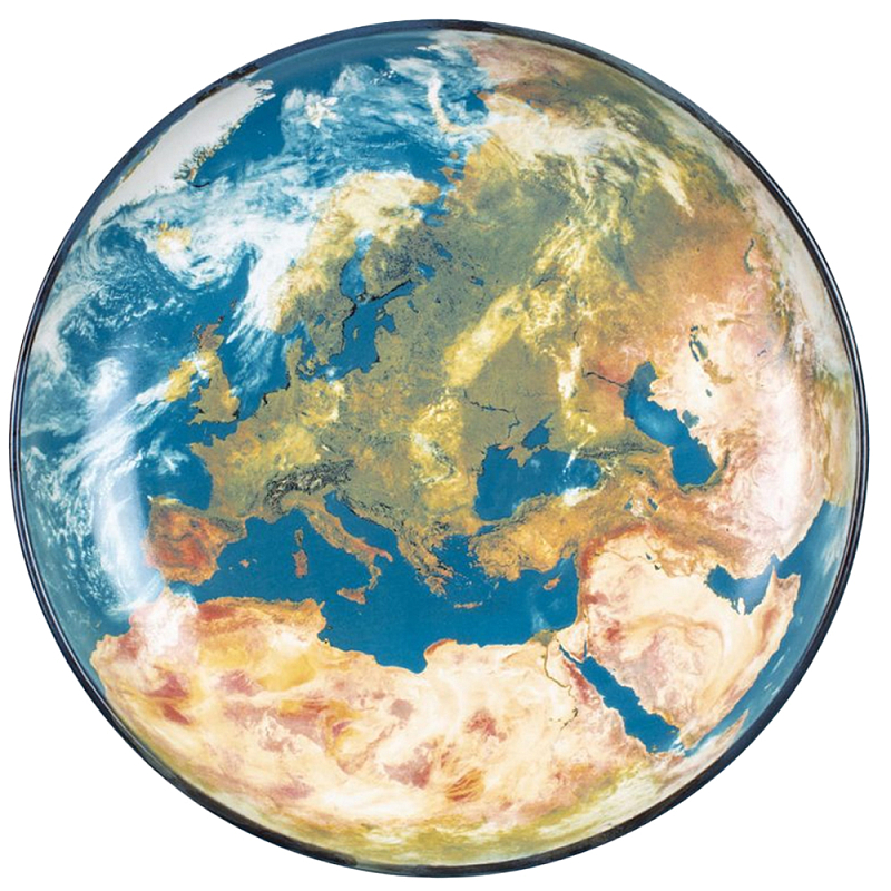 Блюдо Seletti Earth Europe Черный Синий Бежевый Блюдо Seletti Earth Europe Черный Синий Бежевый в Орле | Loft Concept