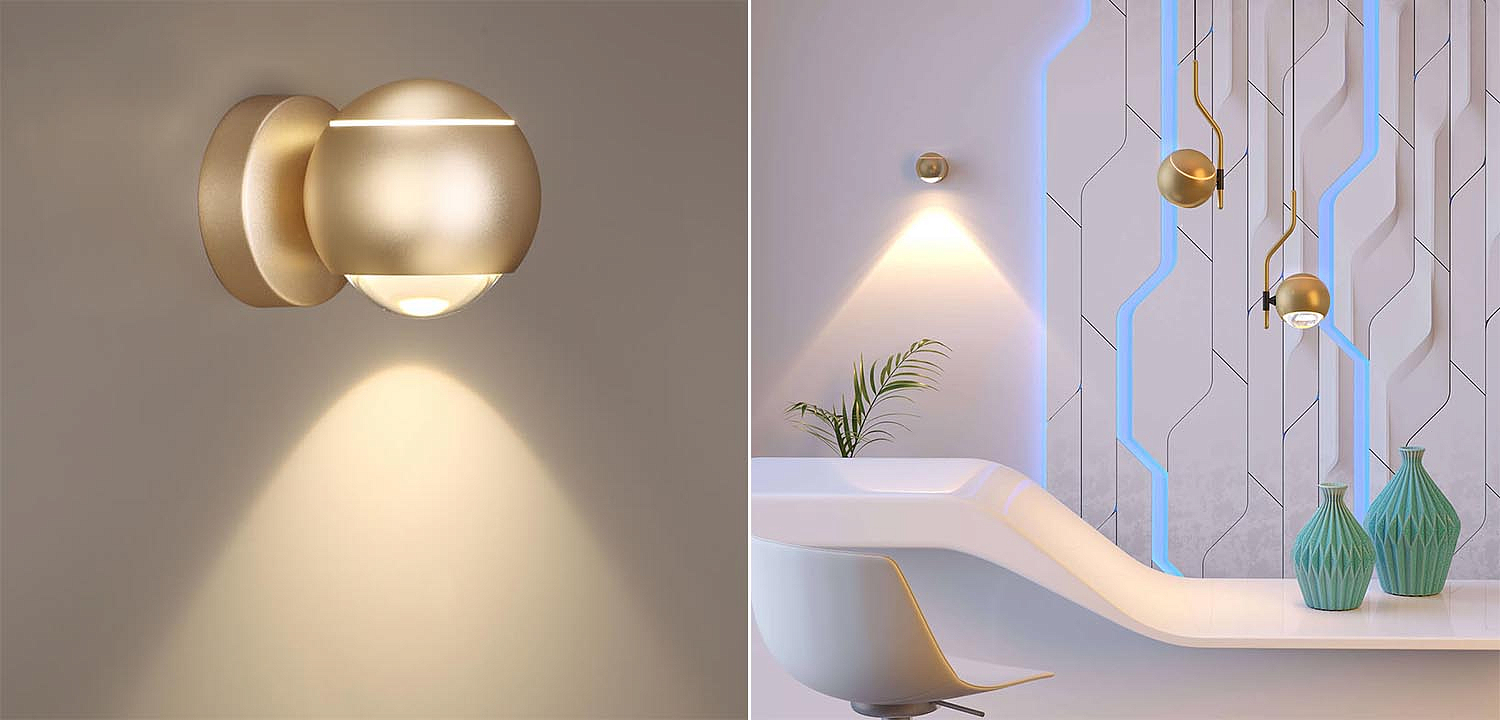 Бра Auge Horst Gold Бра Auge Horst Gold - Loft-Concept в Орле