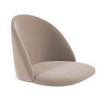 Барный стул вращающийся со спинкой Бежевый Велюр Vendramin Chair варинант исполнения - 2 | Loft Concept в Орле