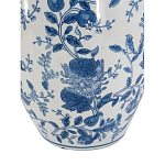 Ваза фарфоровая с узким горлышком и синими цветочными мотивами Independence варинант исполнения - 3 | Loft Concept в Орле
