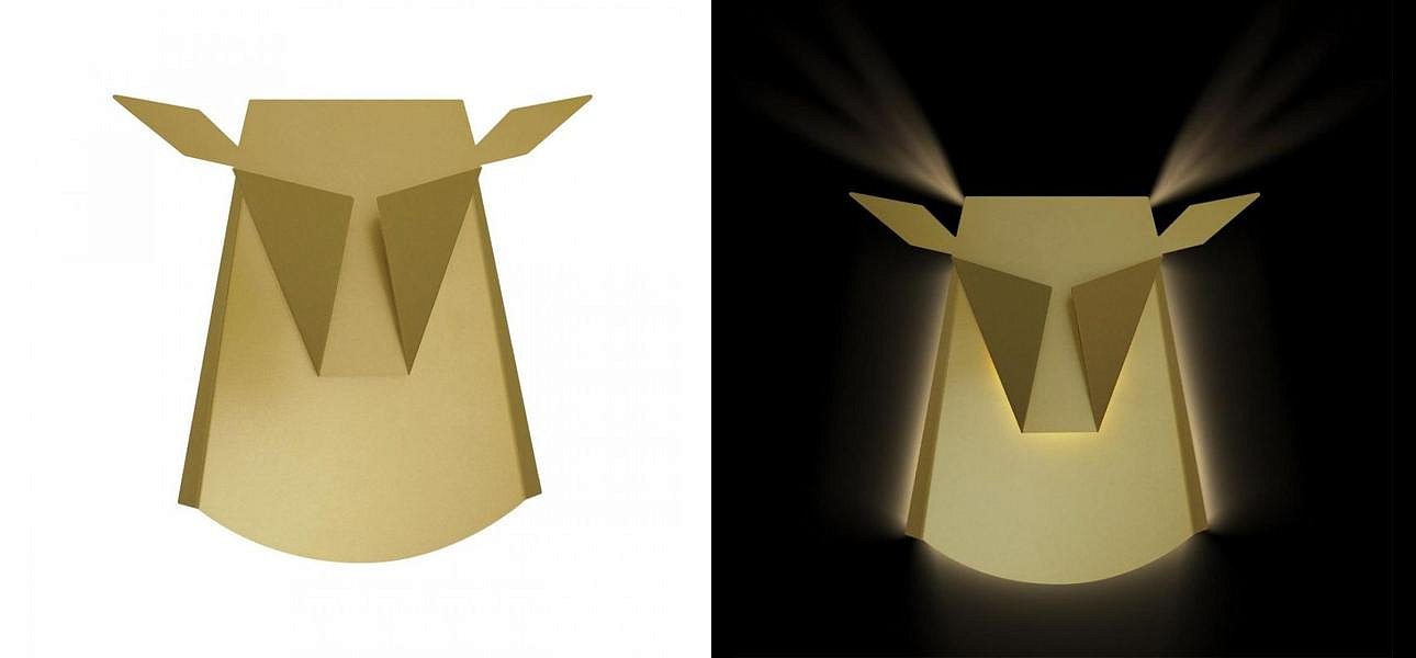 Бра Origami animals Deer Gold Бра Origami animals Deer Gold - Loft-Concept в Орле