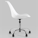 Офисный стул на металлическом основании EGGERY White варинант исполнения - 3 | Loft Concept в Орле