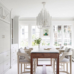 Люстра белая с несколькими ярусами деревянных палочек Bright Wooden Chandelier варинант исполнения - 7 | Loft Concept в Орле