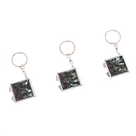 Зеркало брелок складное двухстороннее из натурального камня Серафинит Stone Mirrors варинант исполнения - 8 | Loft Concept в Орле