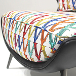 Кресло с цветным принтом Colorful Print Armchair варинант исполнения - 3 | Loft Concept в Орле