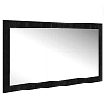 Зеркало настенное прямоугольное цвета угольный камень Stone Effect варинант исполнения - 1 | Loft Concept в Орле