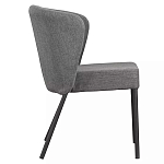 Стул серый с широкой закругленной спинкой Chair Gray Attractive варинант исполнения - 2 | Loft Concept в Орле