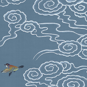 Обои ручная роспись Celeste Blue