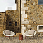 Дизайнерское уличное кресло с веревочной спинкой PETALO Armchair варинант исполнения - 5 | Loft Concept в Орле