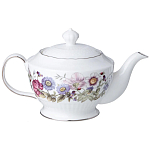 Чайный сервиз из фарфора с рисунком цветов на 6 персон 14 предметов Garden Whisper Porcelain Set  варинант исполнения - 1 | Loft Concept в Орле