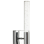 Бра со стеклянным плафоном хром Gileberte Glass Tube Wall Lamp Chrome варинант исполнения - 3 | Loft Concept в Орле