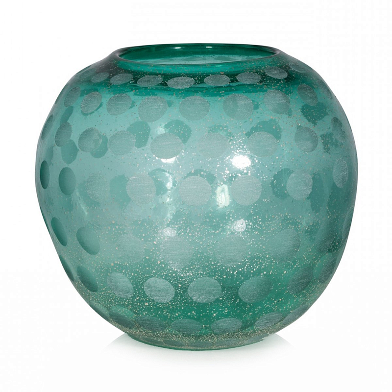 Ваза Turquoise Pear Ball Бирюзовый Ваза Turquoise Pear Ball Бирюзовый в Орле | Loft Concept