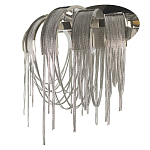 Бра с металиическими цепочками и дугообразными элементами Atlantis Chain варинант исполнения - 3 | Loft Concept в Орле