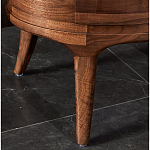 Прикроватный столик из дерева с 2-мя ящиками Moon Walnut Furniture варинант исполнения - 7 | Loft Concept в Орле