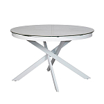 Стол обеденный раскладной круглый White Ceramic Table варинант исполнения - 2 | Loft Concept в Орле