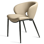 Стул обеденный кремовый из экокожи Futuristic Chair варинант исполнения - 1 | Loft Concept в Орле