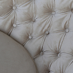 Кресло вращающееся велюровое кремовое Rotation варинант исполнения - 2 | Loft Concept в Орле