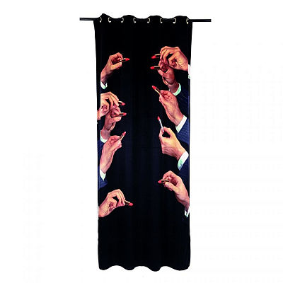 Штора Seletti Lipstick Black Штора Seletti Lipstick Black
