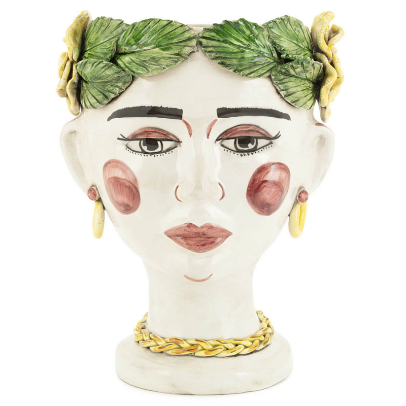 Ваза VASE HEAD SELVA NATURAL H30 Глянцевое золото Мульти Ваза VASE HEAD SELVA NATURAL H30 Глянцевое золото Мульти в Орле | Loft Concept