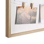 Рамка для фото с подсветкой c 6-ю деревянными прищепками в комплекте Photo Backlight варинант исполнения - 3 | Loft Concept в Орле