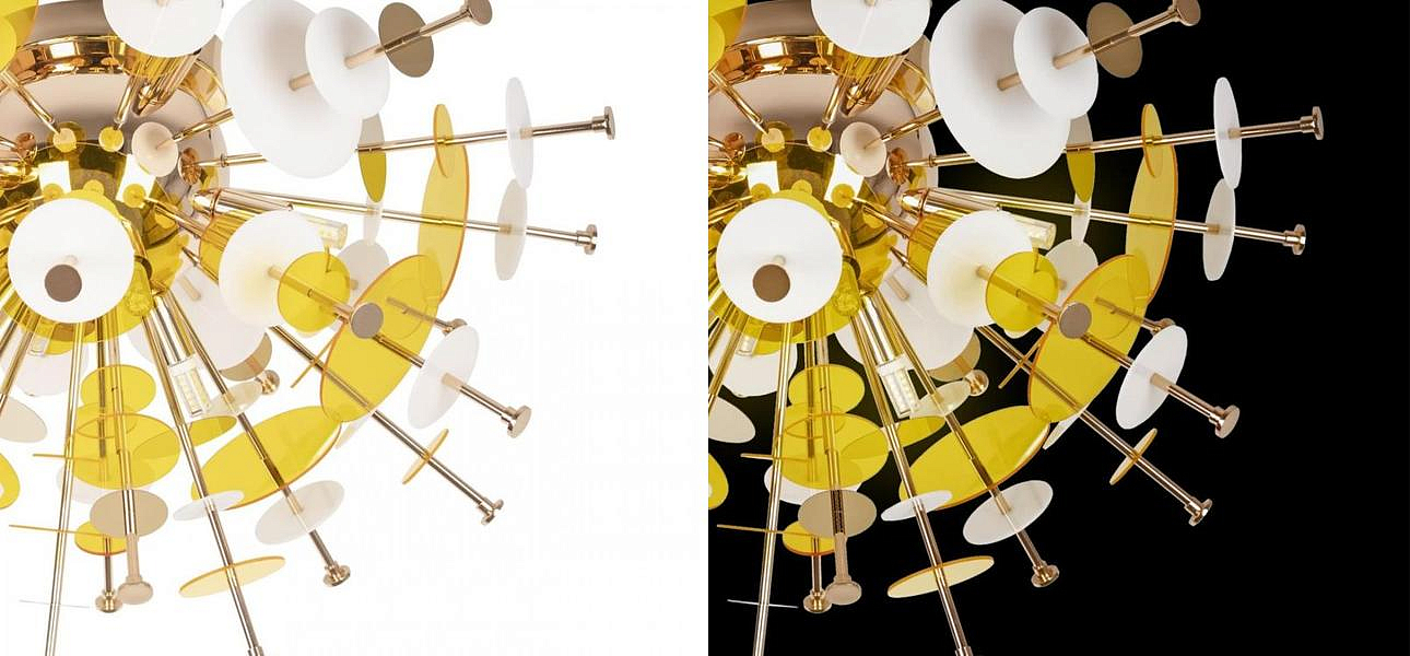 Потолочный светильник Dandelion Yellow диаметр 60 Потолочный светильник Dandelion Yellow диаметр 60 - Loft-Concept в Орле