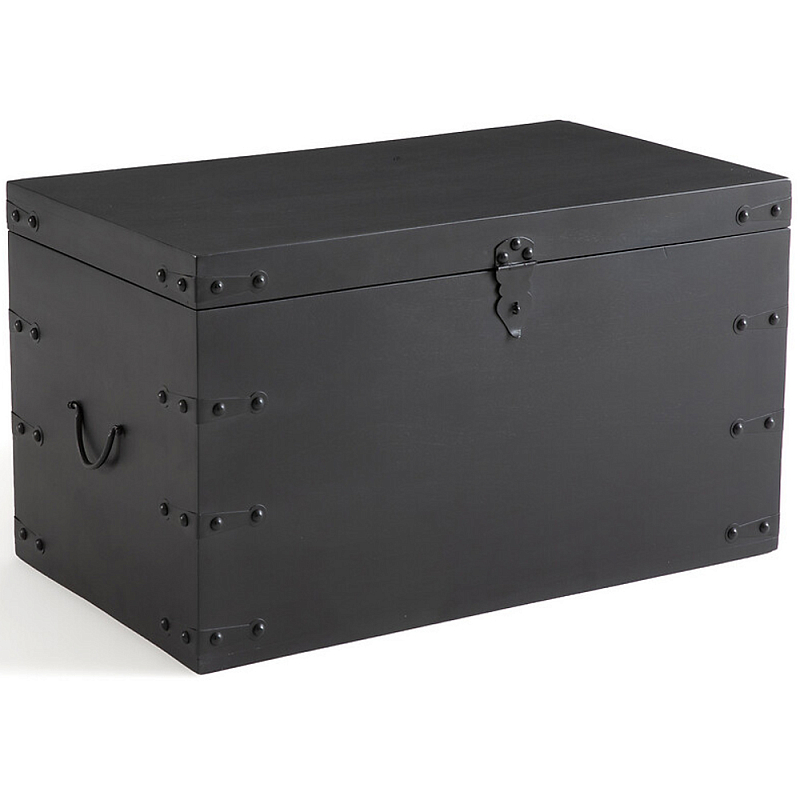 Деревянный сундук из массива манго Mango Chest Black Черный Деревянный сундук из массива манго Mango Chest Black Черный в Орле | Loft Concept