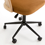 Офисное кресло из велюра и ротанга Eilwen Rattan Wicker Chair варинант исполнения - 5 | Loft Concept в Орле