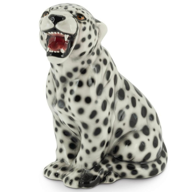 Статуэтка Cheetah Белый Черный Коричневый Статуэтка Cheetah Белый Черный Коричневый в Орле | Loft Concept