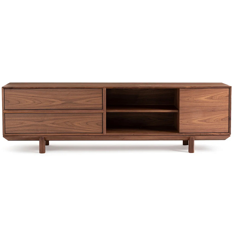 ТВ-тумба из массива ореха Robinett Wooden TV Stand Коричневый ТВ-тумба из массива ореха Robinett Wooden TV Stand Коричневый в Орле | Loft Concept