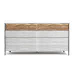 Комод 8 ящиков с подсветкой на рельефном фасаде Warm Industrial варинант исполнения - 1 | Loft Concept в Орле