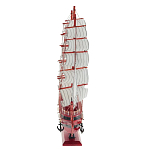 Декоративная модель деревянного красного парусника в подарочной упаковке With The low варинант исполнения - 2 | Loft Concept в Орле