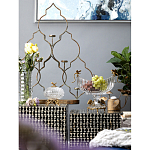 Конфетница прозрачная стеклянная на бронзовых ножках в виде морских коньков с крышкой в виде ракушки Eden Garden варинант исполнения - 6 | Loft Concept в Орле