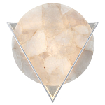 Бра светодиодное с диском из кварца Vendetta варинант исполнения - 1 | Loft Concept в Орле