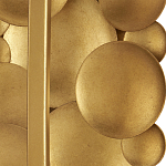 Бра светодиодное из многослойных золотых дисков Metal Disc Chandelier варинант исполнения - 1 | Loft Concept в Орле