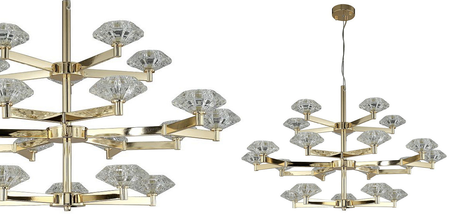 Люстра Yerker Chandelier Gold 20 Люстра Yerker Chandelier Gold 20 - Loft-Concept в Орле