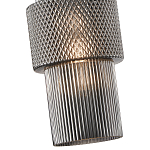 Подвесной светильник со стеклянным рифленым плафоном цилиндрической формы Eliara 13 варинант исполнения - 11 | Loft Concept в Орле