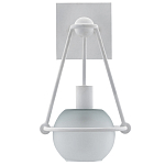 Бра белое с матовым стеклянным плафоном в форме шара White Lighthouse варинант исполнения - 3 | Loft Concept в Орле