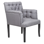 Кресло Addison Chic Armchair grey flax варинант исполнения - 1 | Loft Concept в Орле