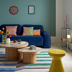 Настенное зеркало в зеленой раме Nya Green Mirror варинант исполнения - 5 | Loft Concept в Орле