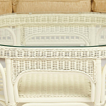 Комплект уличной мебели из ротанга Clara белый варинант исполнения - 13 | Loft Concept в Орле