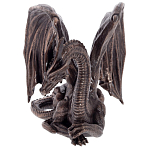 Декоративная статуэтка Дракон Dark Bronze Winged Dragon Statuette варинант исполнения - 2 | Loft Concept в Орле