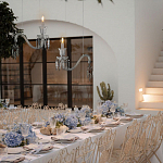 Подвесной светильник стеклянный в виде канделябра Curved Glass Chandelier варинант исполнения - 7 | Loft Concept в Орле