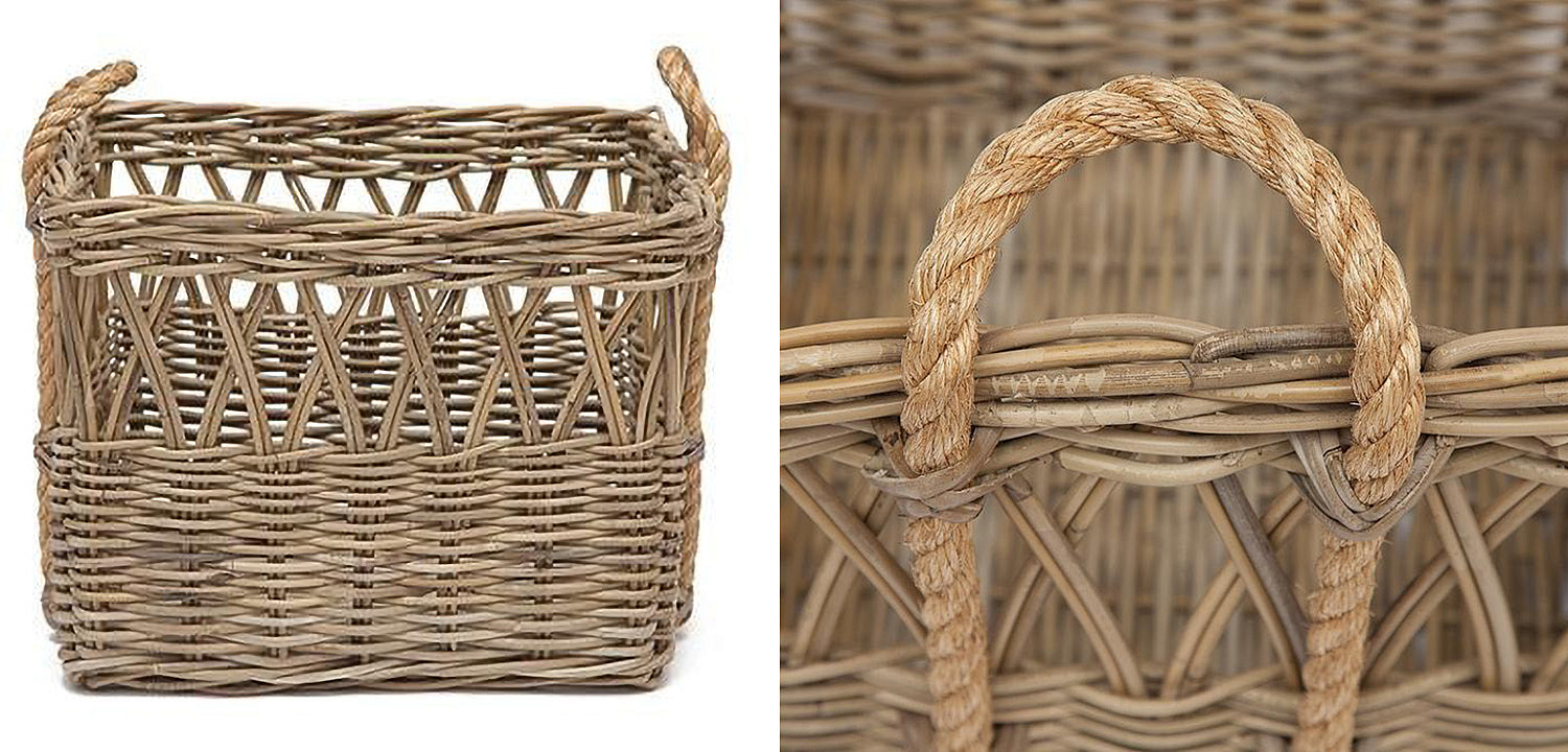 Корзина из ротанга Rattan Wicker Basket Корзина из ротанга Rattan Wicker Basket - Loft-Concept в Орле