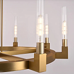 Люстра CANELLE Round Chandelier 8 Modern Brass варинант исполнения - 1 | Loft Concept в Орле