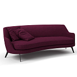 Мебельная ткань Шенилл фиолетовый цвет 138 см T4-27 варинант исполнения - 6 | Loft Concept в Орле